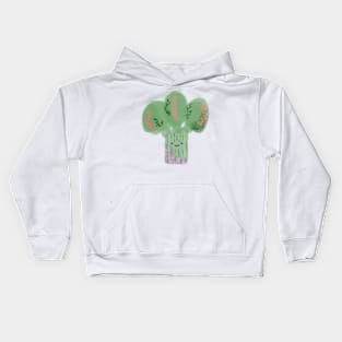 Floral broccoli Kids Hoodie